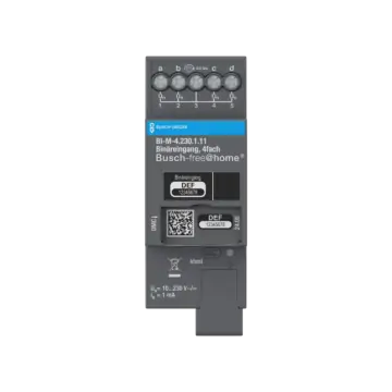 Busch Jaeger BI-M-4.230.1.11 Binaire ingang 4-voudig 10-230V voor Busch-free@home