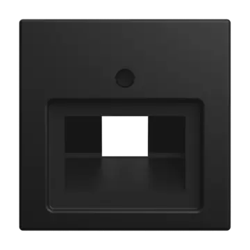 Busch-Jaeger 1803-915 Busch-Balance Centraalplaat afdekkingen voor datacommunicatie Zwart mat