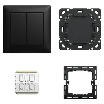 Busch Jaeger 6716 UJ-915 Friends of Hue Smart switch Busch Balance Mat zwart (complete set)