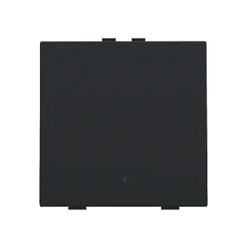 Niko 161-52201 Enkelvoudige drukknop met led en comfortsensoren voor Niko Home Control Black coated