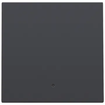 Niko 122-32002 Afwerkingsset met lens voor elektronische schakelaar of drukknop Anthracite