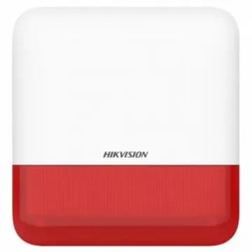 HikVision DS-PS1-E-WE AX PRO Draadloze buitensirene rode kap