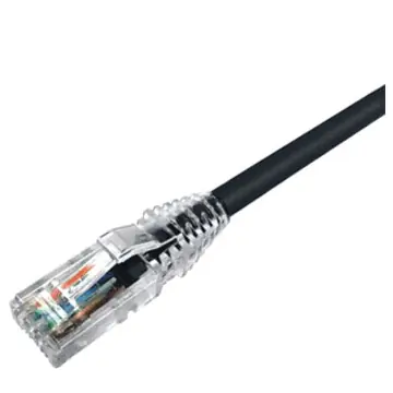 Commscope Netconnect NPC06UZDB-BK050C Patchkabel RJ45 CAT6 UTP 0,5M Zwart