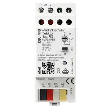 Jung FM AS 16 REG eNet radiografische schakel-/pulsactor 1-voudig voor DIN-rail