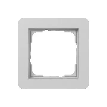 Gira 0211154 E1 Afdekraam 1-voudig Grijs mat