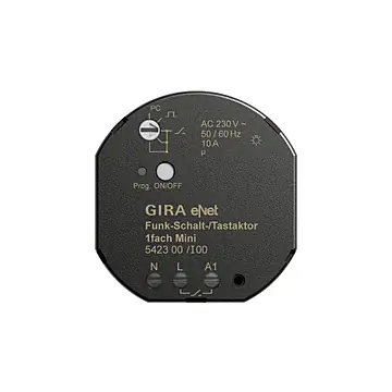 Gira 542300 eNet Draadloze schakel-/tastactor enkelvoudig Mini
