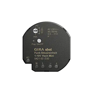 Gira 542100 eNet Draadloze besturingseenheid 1 - 10 V enkelvoudig Mini