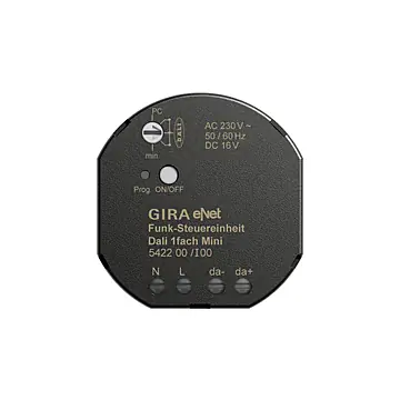 Gira 542200 eNet Draadloze besturingseenheid DALI enkelvoudig Mini