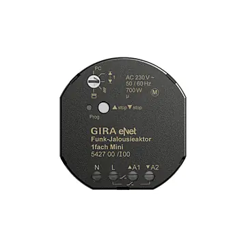 Gira 542700 eNet Draadloze jaloezieactor enkelvoudig Mini