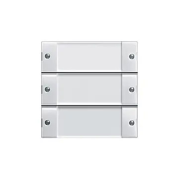Gira 5333100 eNet draadloze wandzender Drievoudig met tekstkader Systeem 55