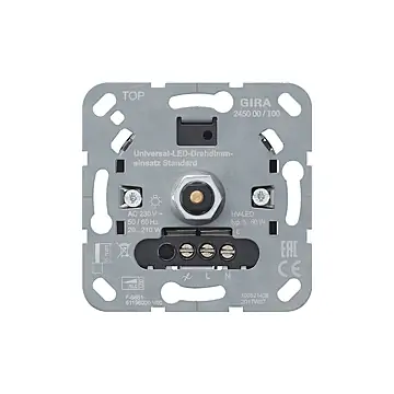 Gira 245000 Universeel LED Draaidimmer basiselement Standard
