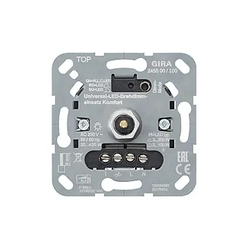 Gira 245500 Universeel LED Draaidimmer basiselement Komfort