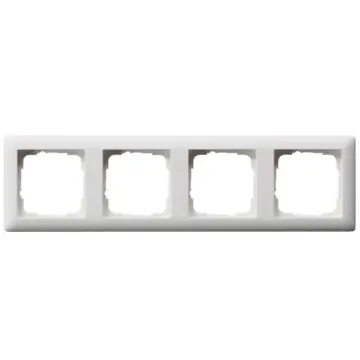 Gira 021404 Afdekraam Standaard 55 4-voudig Zuiver wit mat