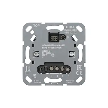 Gira 541500 System 3000 Jaloezie besturingselement zonder ingang Neveneenheid