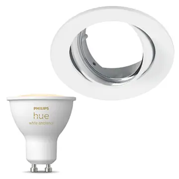 Inbouwspot Lumiance Inclusief Hue White Ambiance (GU10) Wit