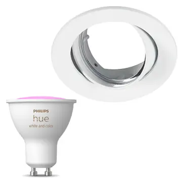 Inbouwspot Lumiance Inclusief Hue White en Color (GU10) Wit