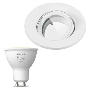 Inbouwspot Lumiance IP44 Inclusief Hue White (GU10) Wit (badkamer)