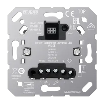 Jung 1712 DE Serietastdimmer Universeel LED