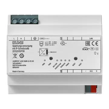 Jung 20320 1S IPS R KNX voedingseenheid met IP-interface 320 mA 