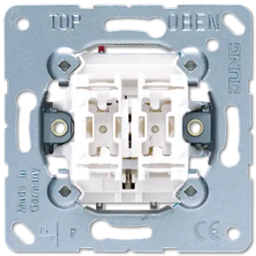 Jung 535 EU Impulsdrukker 2-voudig Maakcontact 10 A 250V