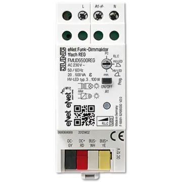 Jung FM UD 5500 REG eNet radiografische dimactor 1-voudig voor DIN-rail