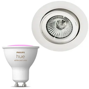 Inbouwspot SG Jupiter inclusief Hue White en Color (GU10) Mat wit