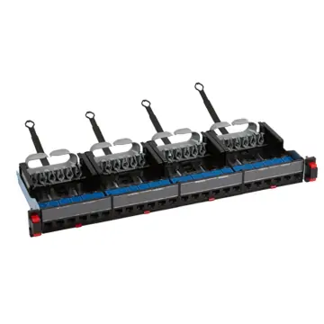 Legrand 033760 LCS3 Patchpaneel 24poorts 1HE compleet inclusief 24 stuks Cat.6 UTP connectoren