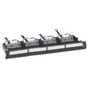 Legrand 033772 LCS3 Patchpaneel 24poorts 1HE compleet inclusief 24 stuks Cat.6A STP connectoren
