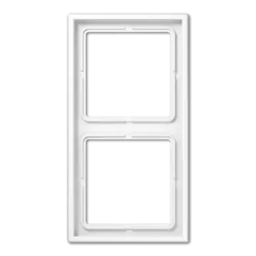Jung LS 982 WW Afdekraam voor horizontale en verticale combinatie 2-voudig Alpine wit