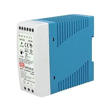 MeanWell MDR-60-24 Voeding 24VDC 2,50A