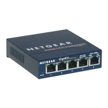 Netgear GS105GE Netwerkswitch 5 Gigabit Ethernet poorten