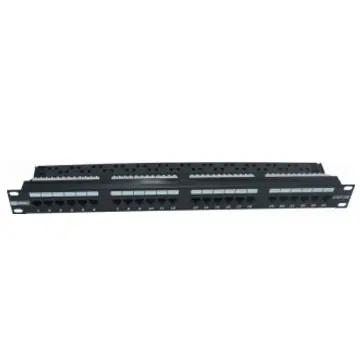 Radiall R280MOD990 Patchpaneel UTP CAT5E 24ports 1HE Zwart