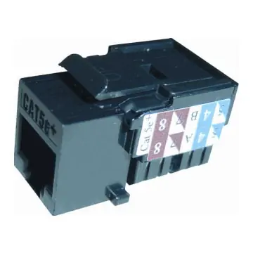 Radiall R280MOD807 Keystone jack Cat5e RJ45