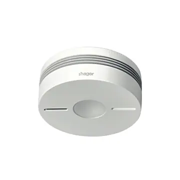 Hager TG550A Optische rookmelder batterijgevoed (Rf koppelbaar) Wit