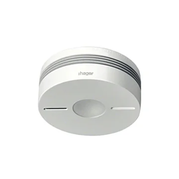 Hager TG551A Rook-en hittemelder batterijgevoed Wit (RF)