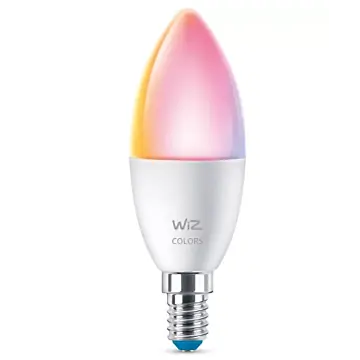 Wiz 929002448822 Gekleurd en Wit Licht E14 C37 4,9W
