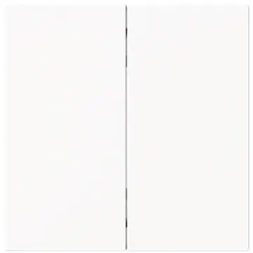 Busch Jaeger 6736 FoH-44M Bedieningswip 2-voudig voor serie Busch-art linear Studiowit mat