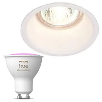 Inbouwspot SLV Horn-1 inclusief Hue White and Color Ambiance (GU10) Wit
