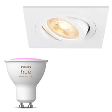 Inbouwspot SLV New Tria 75 inclusief Hue White and Color Ambiance (GU10) Wit