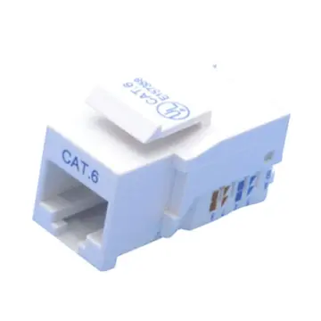 Radiall R280MOD800 Keystone jack Cat6 RJ45 (toolless)