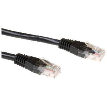 ACT IB8901 Patchkabel RJ45 CAT6 UTP 1M Zwart