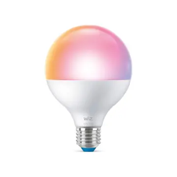 Wiz 929003604701 Gekleurd en met Wit Licht E27 G95 11W