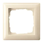 Gira 021101 Afdekraam Standaard 55 1-voudig Creme wit glanzend