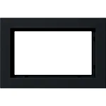 Gira 100109 E2 Afdekraam 1,5-voudig Zwart mat 