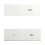 Niko 101-59053 Afwerkingsset voor thermostaat Niko Home Control White