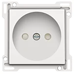 Niko 101-66501 afwerkingsset voor stopcontact zonder aarding met kinderveiligheid, White