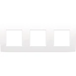 Niko 111-76700 Drievoudige afdekplaat met 71 mm centerafstand Original bright white