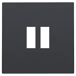Niko 122-68001 afwerkingsset voor USB-lader, Anthracite
