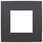 Niko 133-76100 Enkelvoudige afdekplaat Intense anthracite