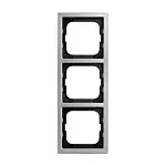 Busch Jaeger 1723-866K Afdekraam 3-voudig Pure stainless steel